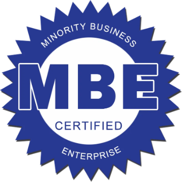 MBE Certified — Minority Business Enterprise badge